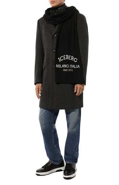 Шерстяной шарф ICEBERG, арт. 19I I1P1/3001/7010/0UTLET AW22-23, фото 2