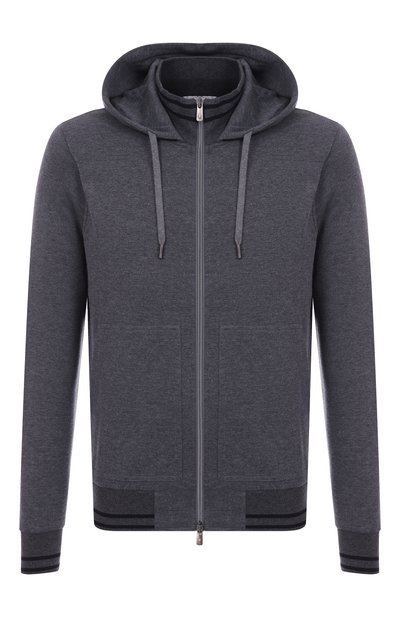 Мужской толстовка из хлопка и кашемира CAPOBIANCO, арт. 19M405.LB00.