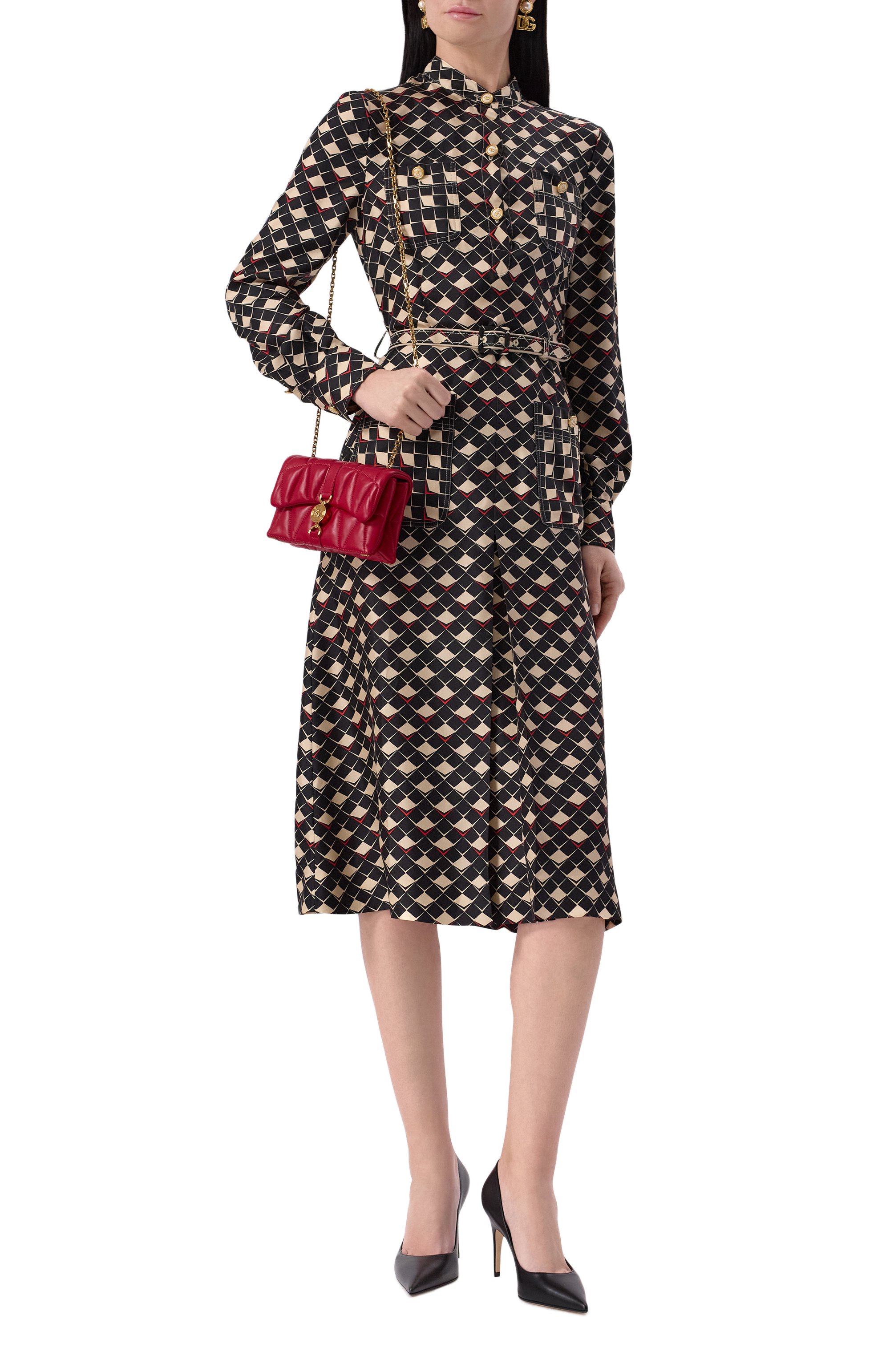 Шелковое платье VALENTINO разноцветного цвета по цене 672000 руб., арт. 6B3VAF61943, фото 2 Шелковое платье VALENTINO, арт. 6B3VAF61943, фото 2