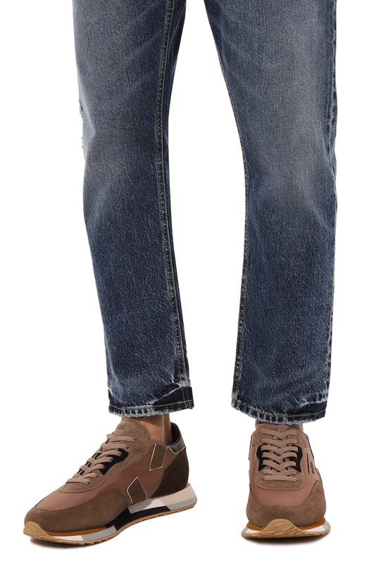 Комбинированные кроссовки Rush One Ghoud Коричневый, фото 3