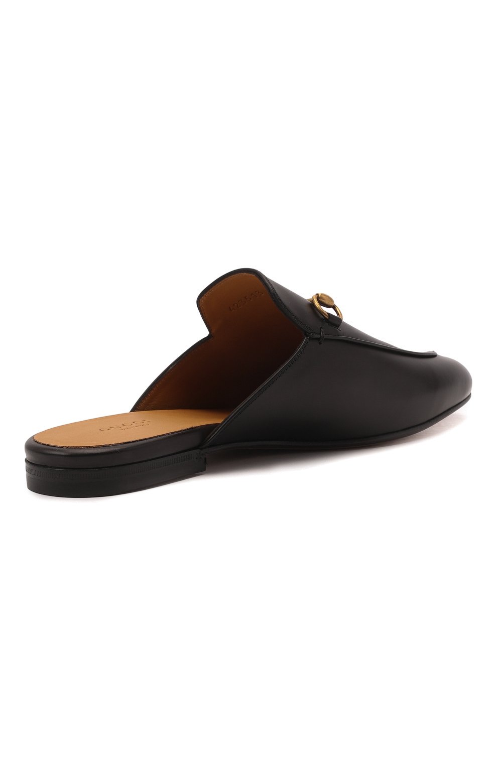 Кожаные сабо princetown GUCCI, арт. 423513/BLM00, фото 5