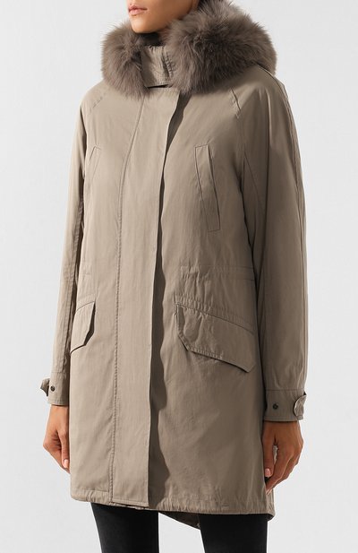 Парка с меховой подкладкой YS ARMY PARIS, арт. 20WFM01695F53X, фото 3