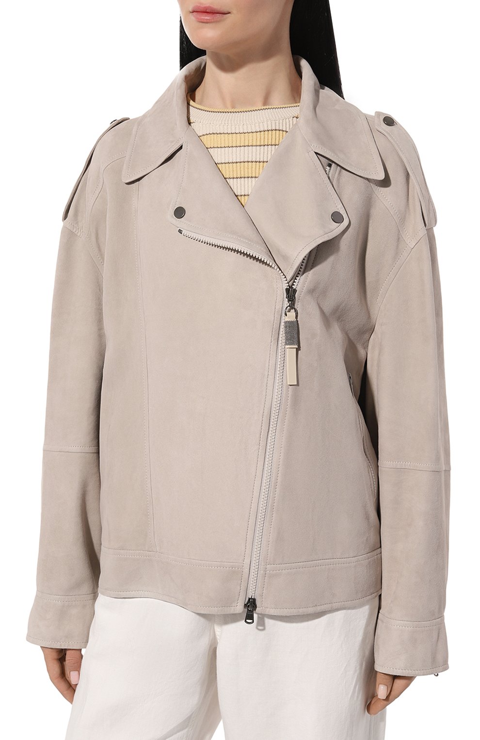 Замшевая куртка BRUNELLO CUCINELLI, арт. MPCAI2926, фото 3