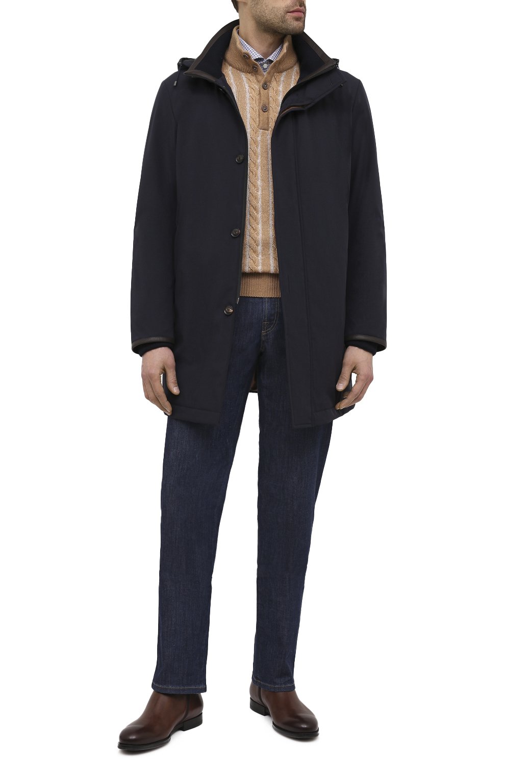 Кашемировый свитер FIORONI бежевого цвета по цене 89950 руб., арт. MK21005C3, фото 2 Кашемировый свитер FIORONI, арт. MK21005C3, фото 2