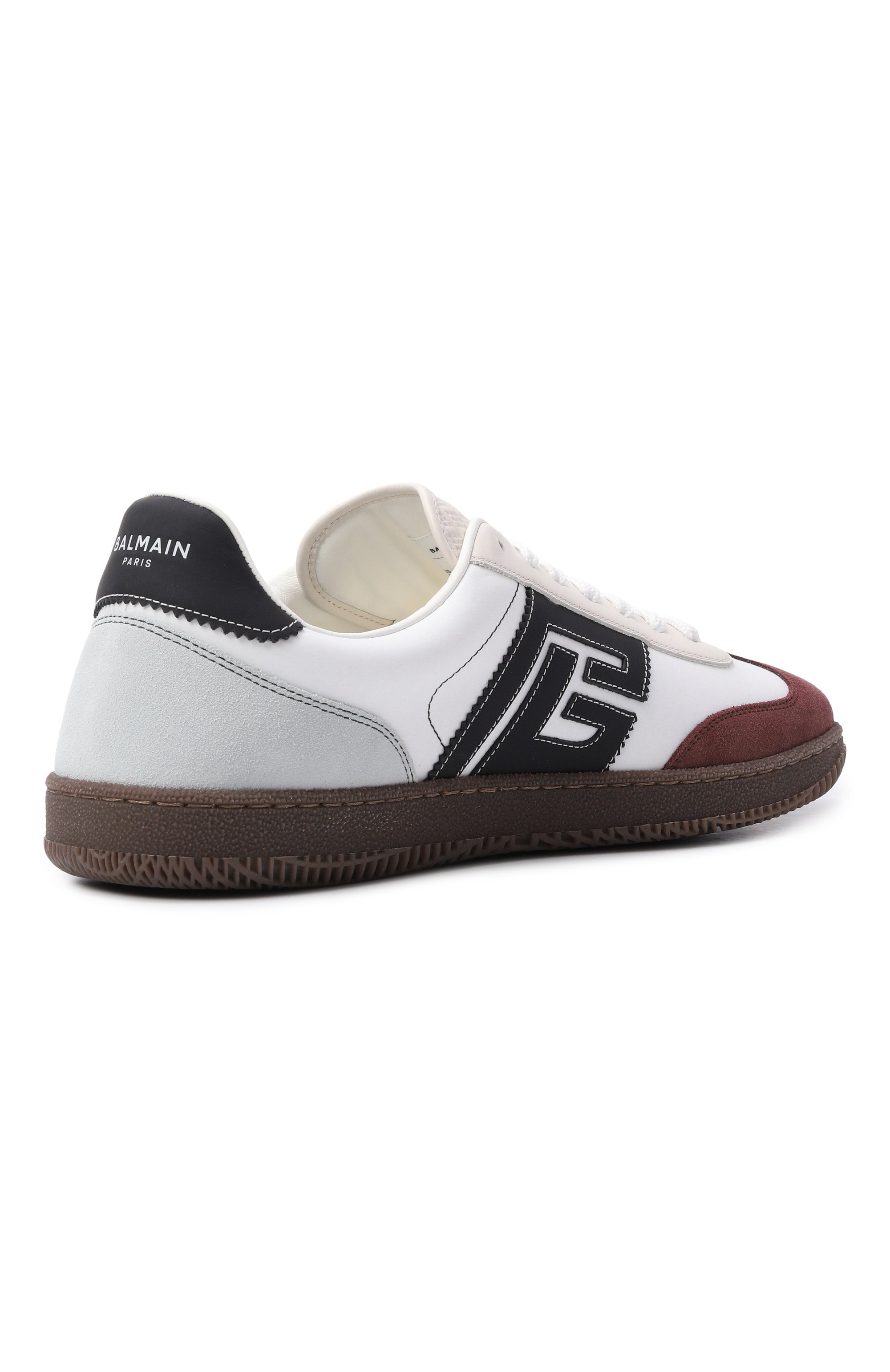 Комбинированные кеды swan BALMAIN, арт. GM1VI360/TRLV, фото 4