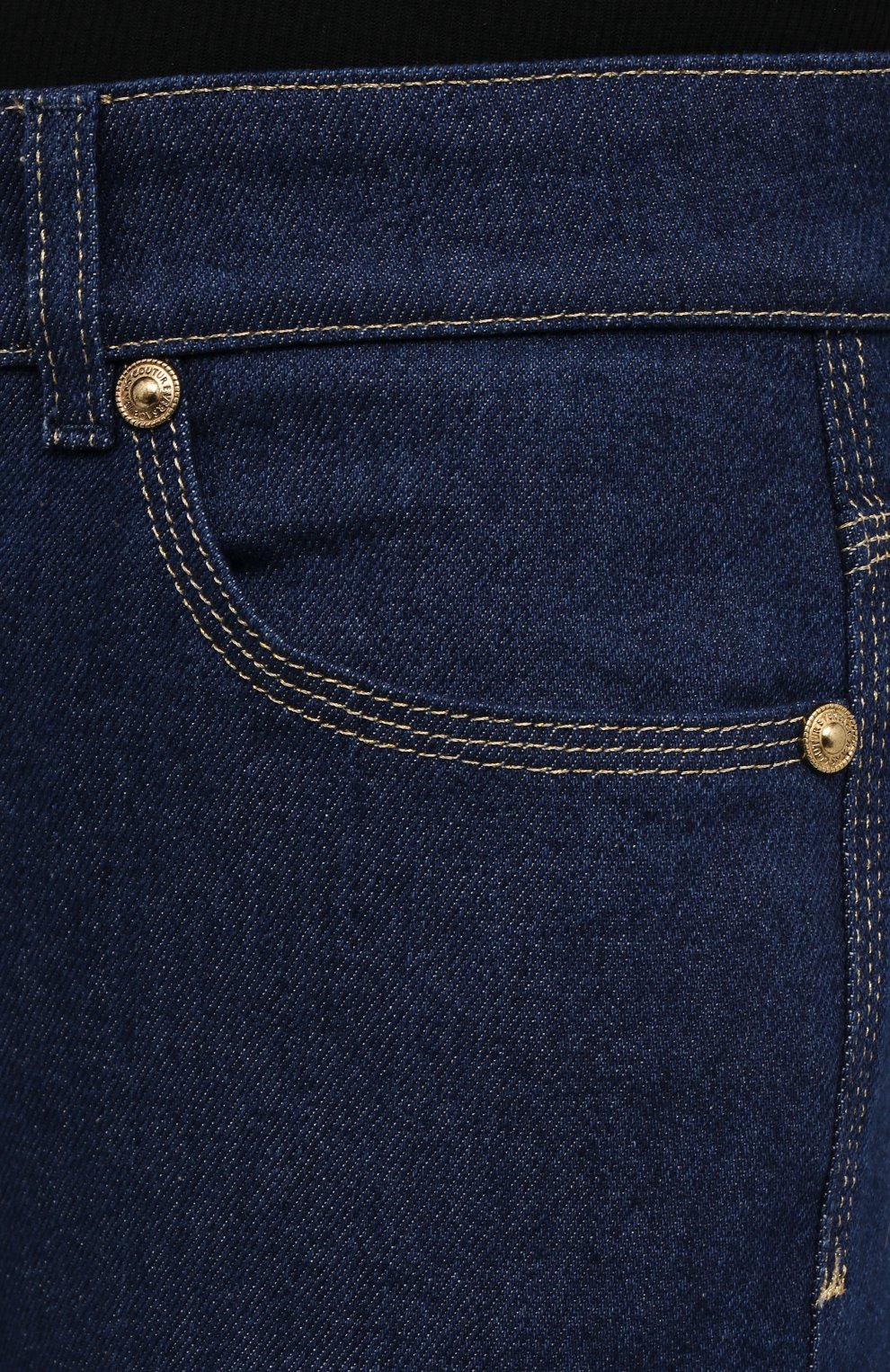 Джинсы VERSACE JEANS COUTURE темно-синего цвета по цене 32350 руб., арт. A1HWA0SI-WDP501 C SLIM IC0N/AQ954, фото 5 Джинсы VERSACE JEANS COUTURE, арт. A1HWA0SI-WDP501 C SLIM IC0N/AQ954, фото 5