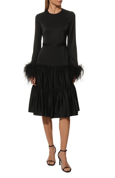 Платье с отделкой перьями LIKE YANA, арт. L1-23/7-727-3900/5, фото 3