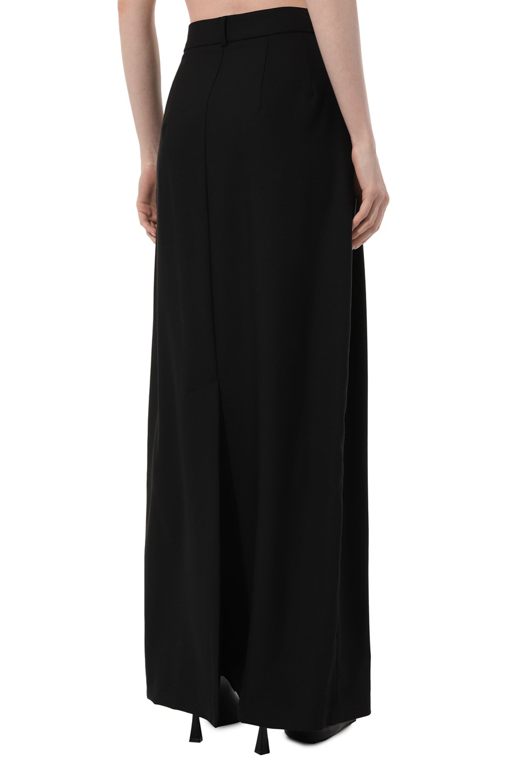 Шерстяная юбка PERVERT черного цвета по цене 13500 руб., арт. PE23/SK03/60-08, фото 4 Шерстяная юбка PERVERT, арт. PE23/SK03/60-08, фото 4