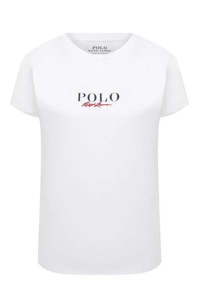 Женская хлопковая футболка POLO RALPH LAUREN, арт. 211838118