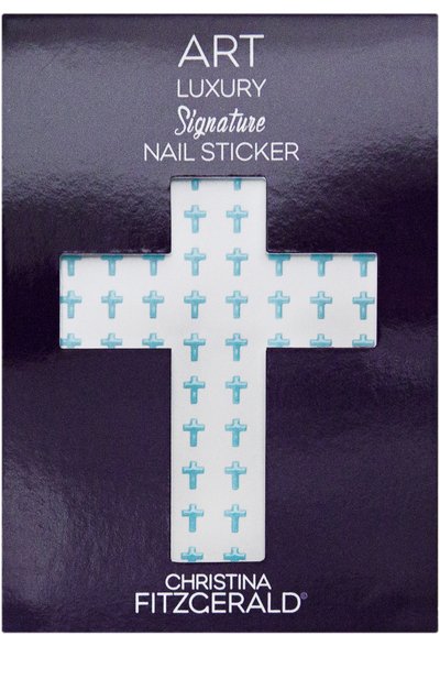 Женского наклейка для ногтей "синий крестик" (96 шт) CHRISTINA FITZGERALD, арт. 9333381003430