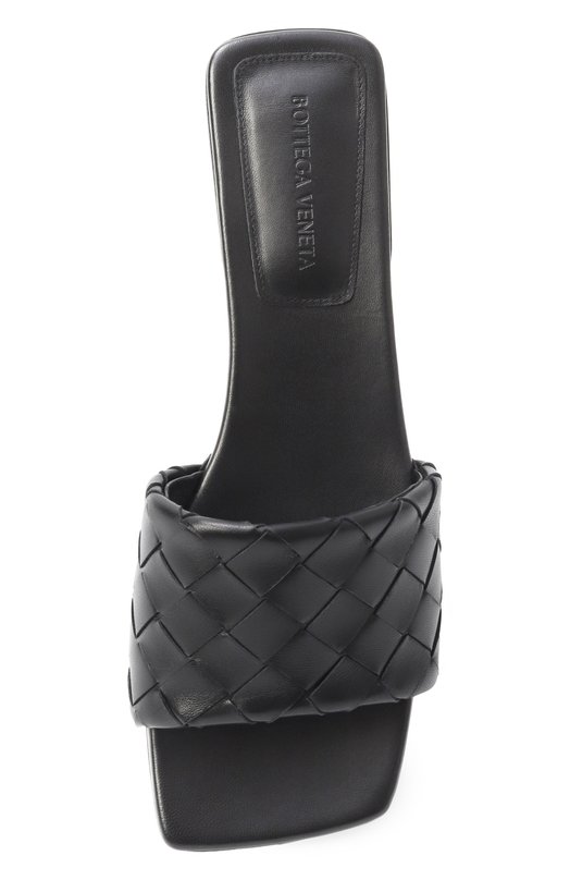 Кожаные шлепанцы Parco Bottega Veneta 837737/V2ED0 Чёрный  837737/V2ED0 Фото 6