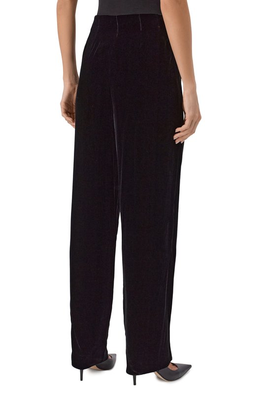Бархатные брюки Giorgio Armani GW001564/AF20583 Чёрный  GW001564/AF20583 Фото 4