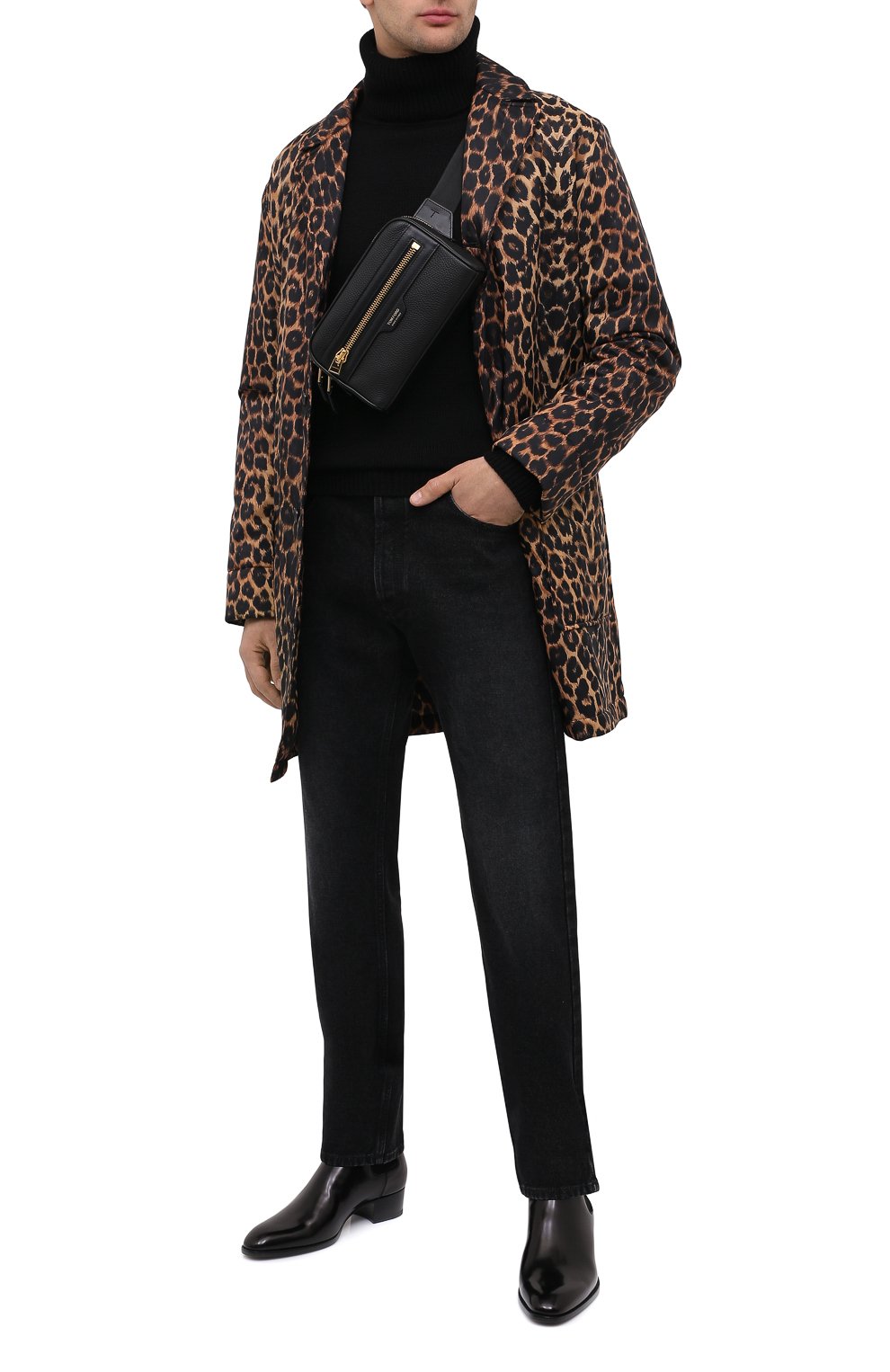 Кожаная поясная сумка TOM FORD, арт. H0435T-LCL037, фото 2