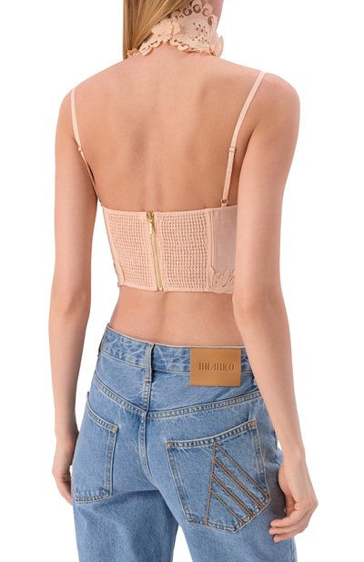 Топ изо льна и шелка ZIMMERMANN, арт. 6352TC261, фото 4