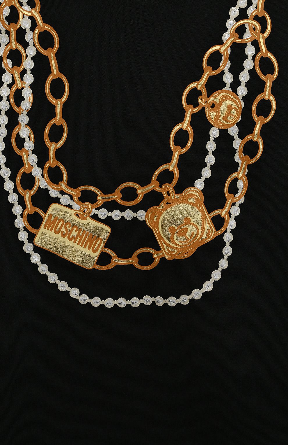 Хлопковое худи MOSCHINO, арт. HDF03Y/LDA16/10A-14A, фото 3