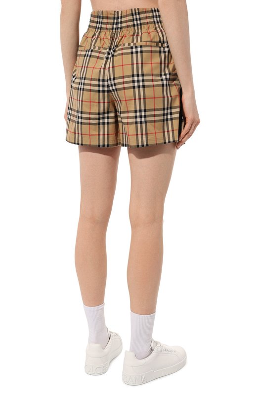 Хлопковые шорты Burberry 8083147 Бежевый  8083147 Фото 4