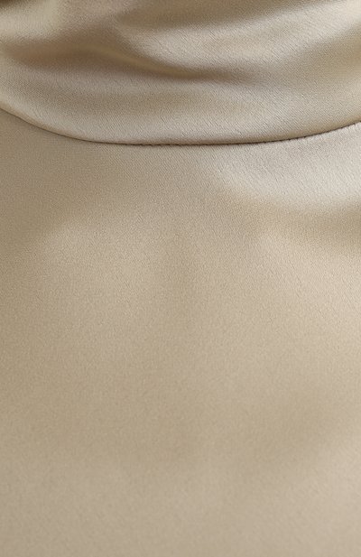 Блузка NANUSHKA бежевого цвета по цене 42550 руб., арт. EVA_SAGE_SLIP SATIN, фото 5 Блузка NANUSHKA, арт. EVA_SAGE_SLIP SATIN, фото 5