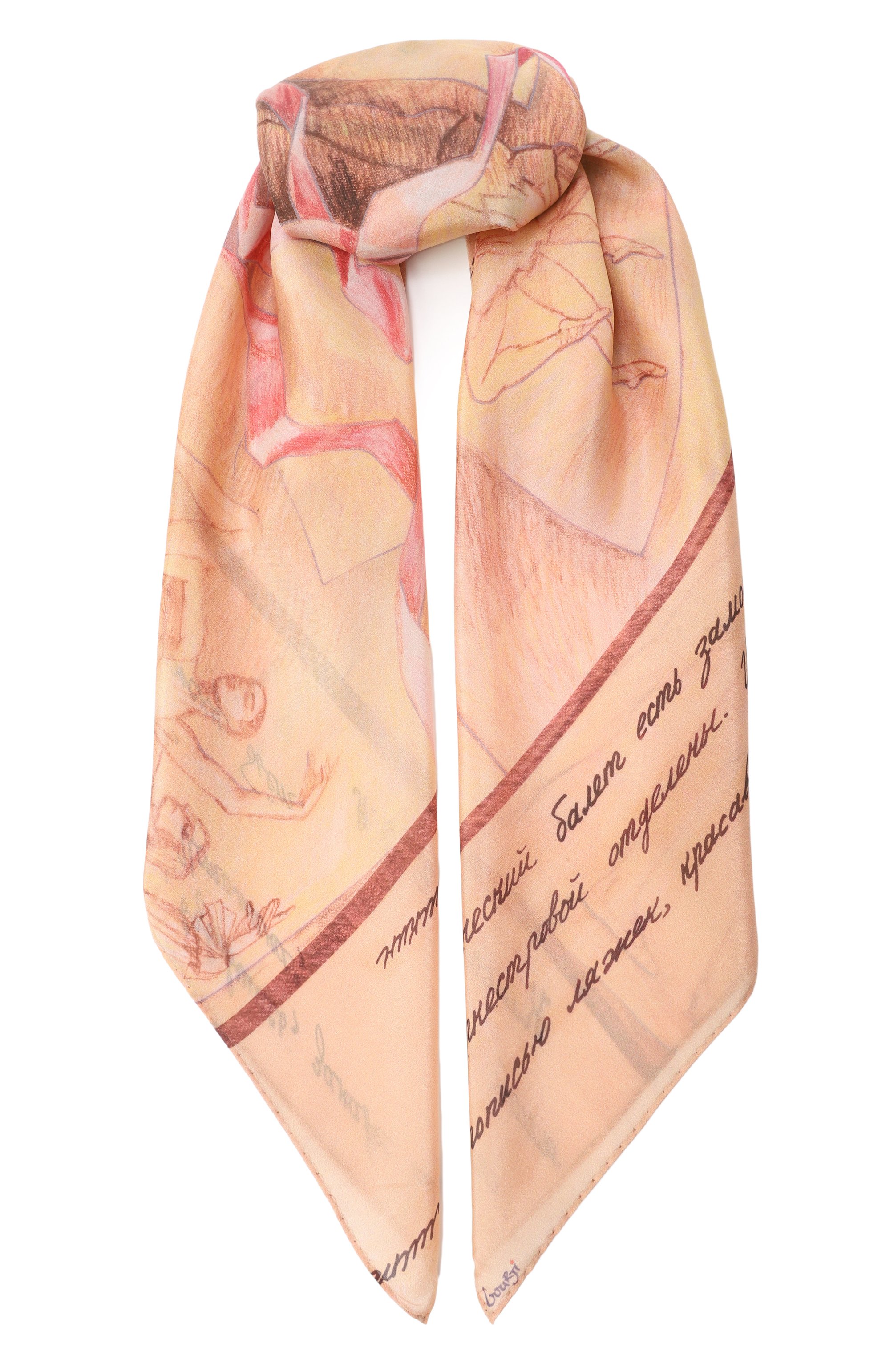 Шелковый платок балет GOURJI, арт. 91122137/62172, фото 1
