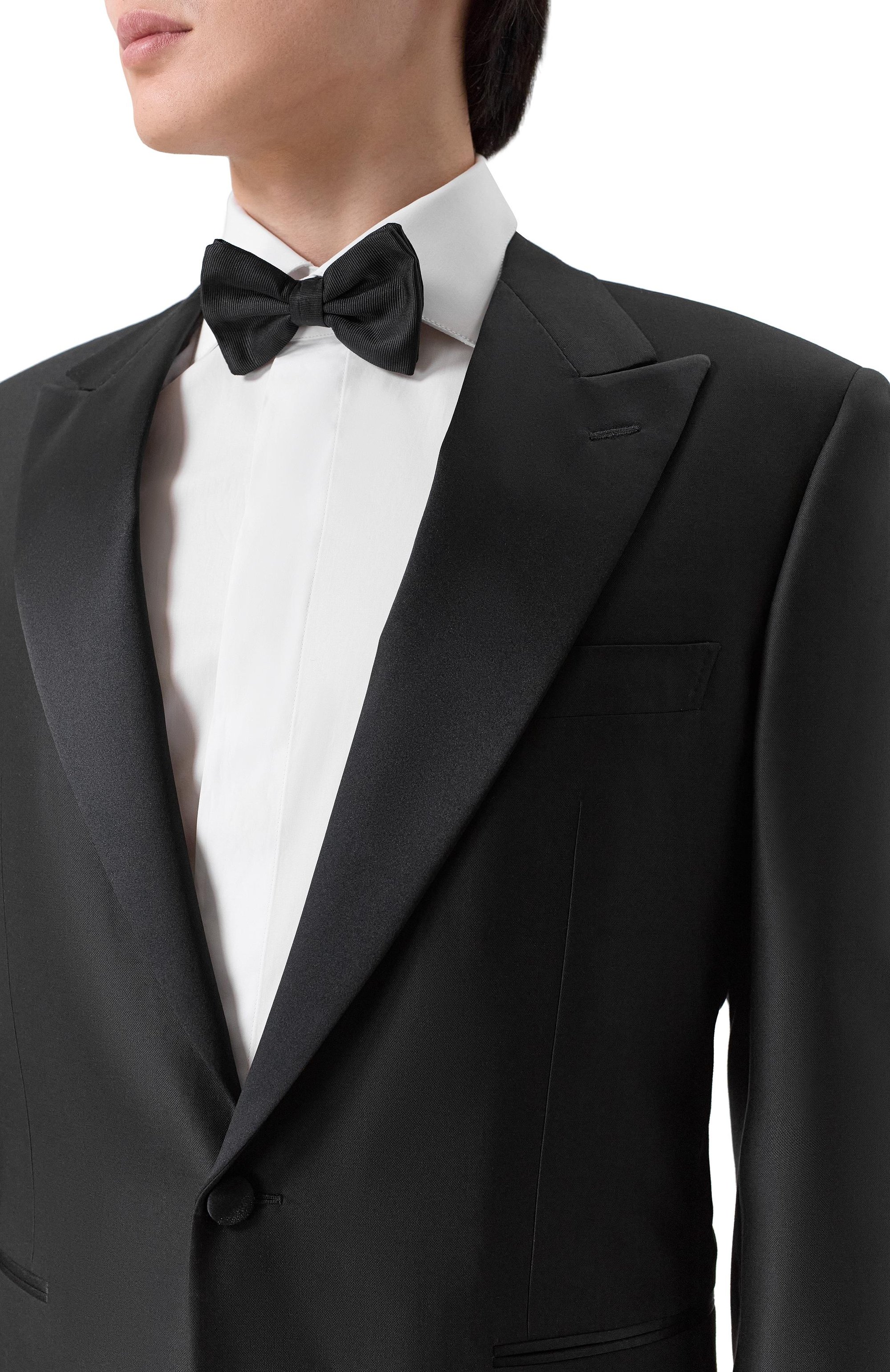 Шерстяной смокинг STEFANO RICCI, арт. S2SF43122B/HB, фото 6