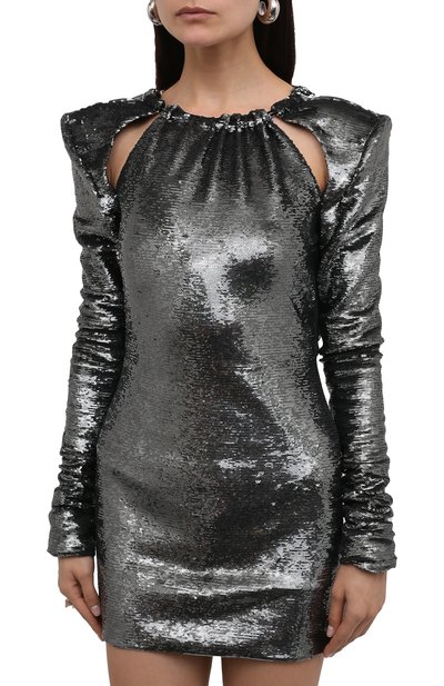 Платье с пайетками THE ATTICO, арт. 214WCA68/M010, фото 3