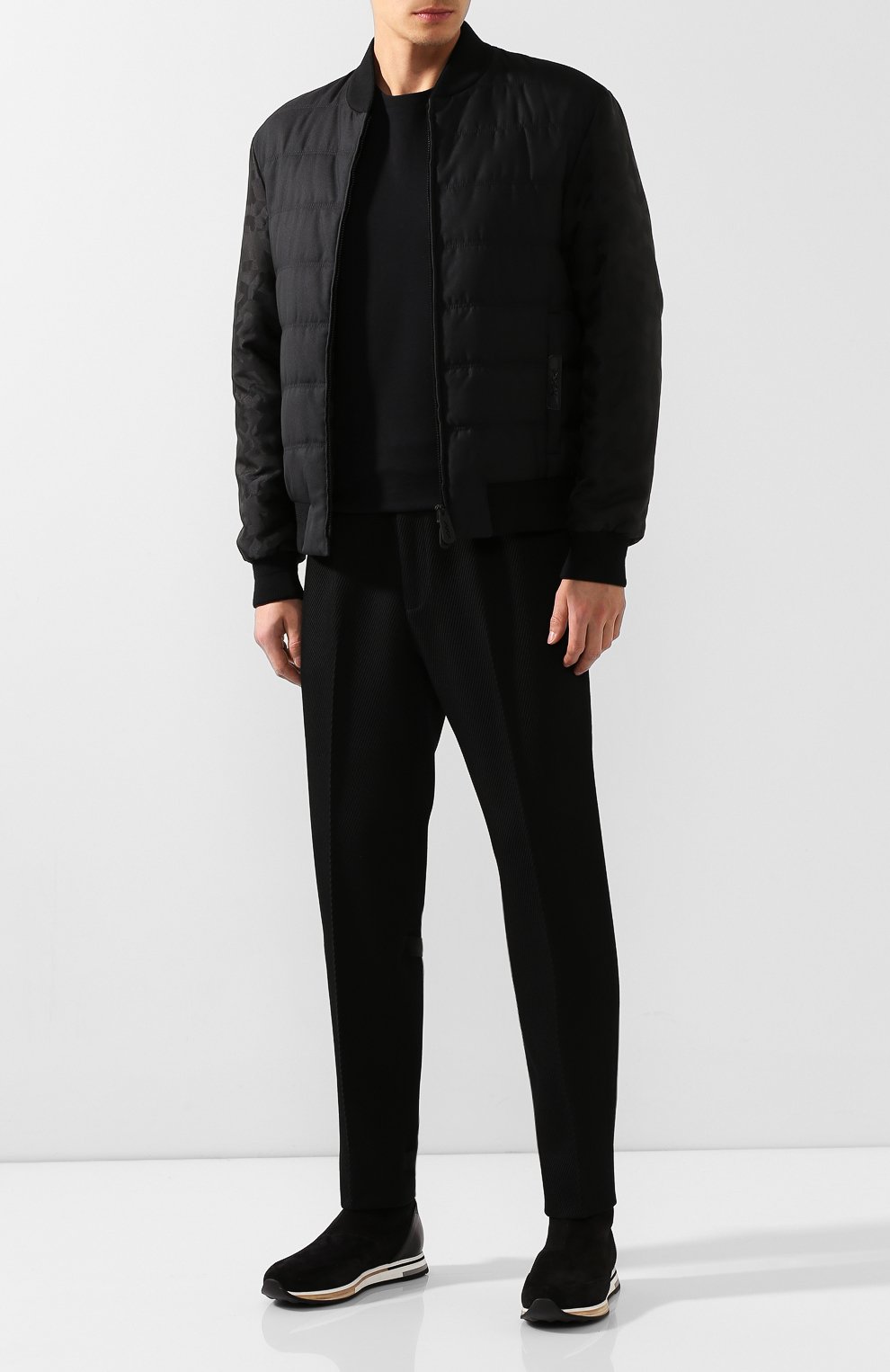 Замшевые сапоги DUNHILL черного цвета по цене 81750 руб., арт. DU19F1323G3, фото 2 Замшевые сапоги DUNHILL, арт. DU19F1323G3, фото 2