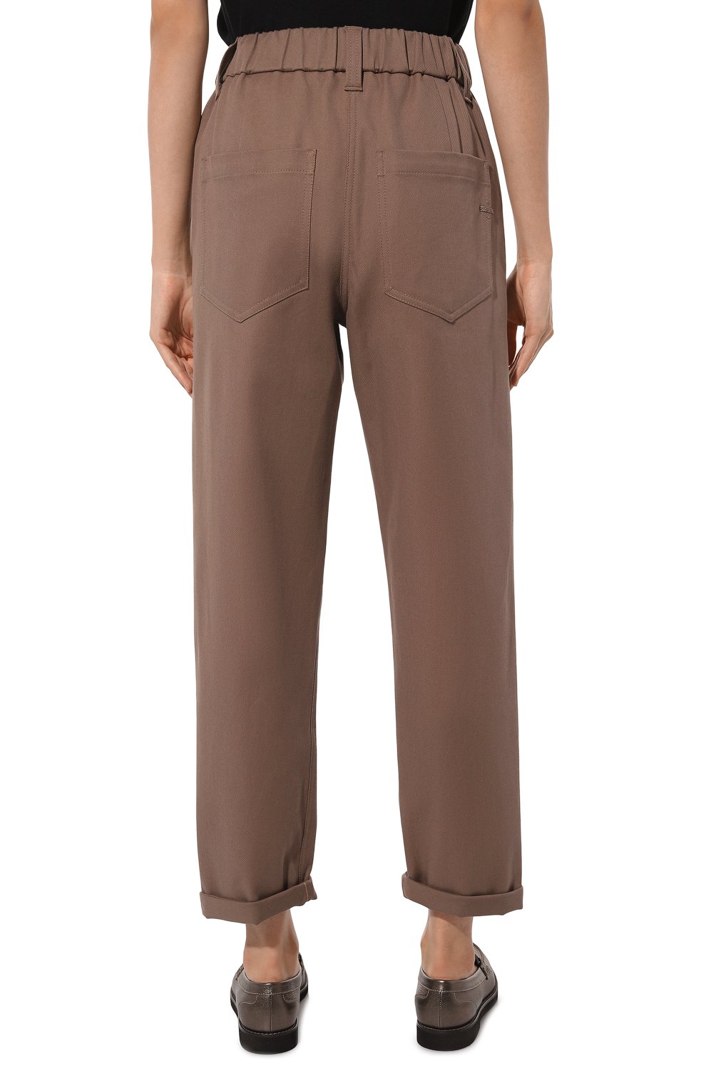 Хлопковые брюки BRUNELLO CUCINELLI, арт. MA126BP146, фото 4