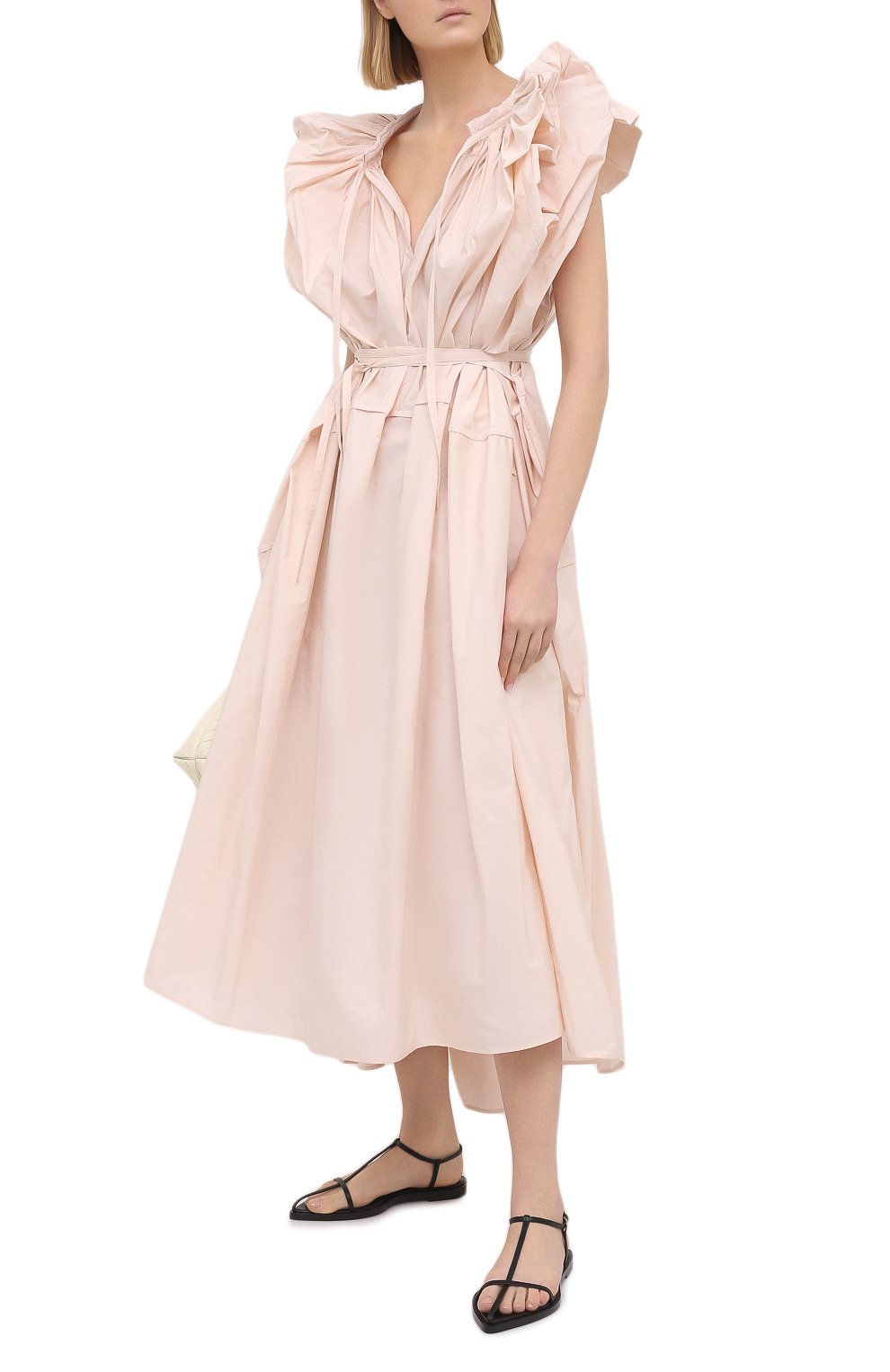 Платье JIL SANDER розового цвета по цене 159000 руб., арт. JSPS500306-WS442200, фото 2 Платье JIL SANDER, арт. JSPS500306-WS442200, фото 2