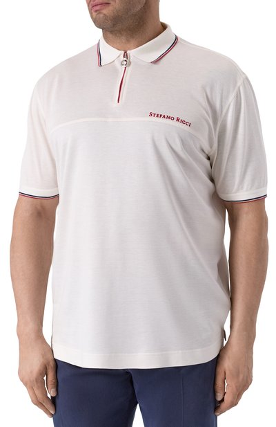 Поло из шелка и льна STEFANO RICCI, арт. K919053P31/T25102/62, фото 3