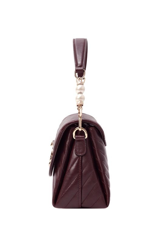 Сумка Curve Jimmy Choo AVN CURVE T0PHANDLE/Q0J Бордовый  AVN CURVE T0PHANDLE/Q0J Фото 4