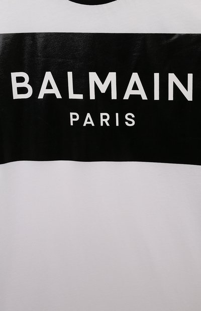 Хлопковая футболка BALMAIN, арт. BV8Q91, фото 3
