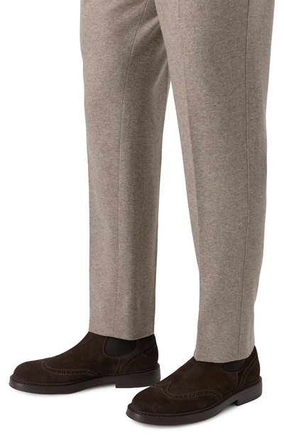 Замшевые челси DOUCAL'S, арт. DU3091BRUXUF009T, фото 3