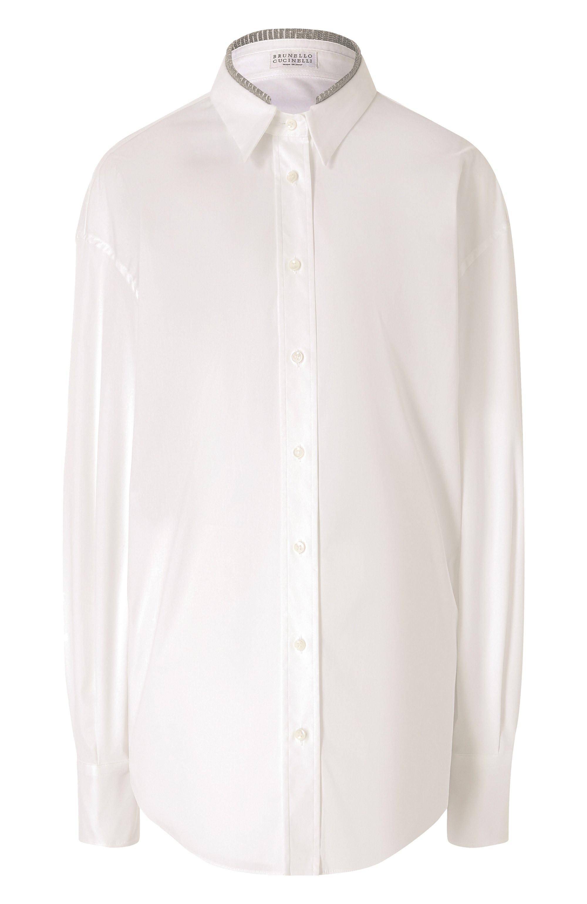 Хлопковая рубашка BRUNELLO CUCINELLI, арт. M0091NQ336, фото 1
