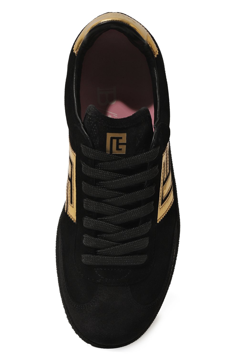 Замшевые кеды swan BALMAIN, арт. DN1VI735/LBGS, фото 6