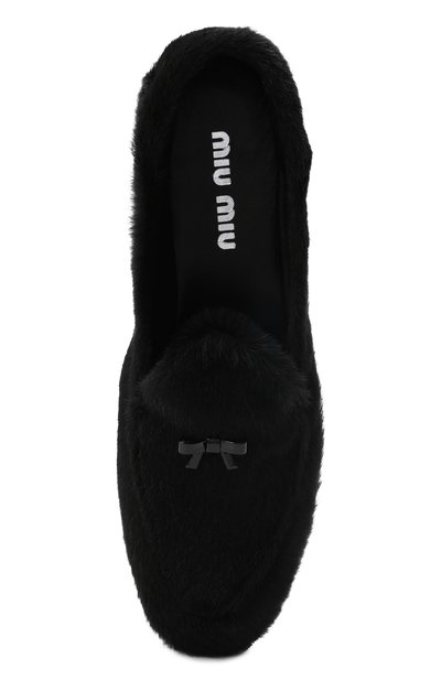 Меховые лоферы MIU MIU, арт. 5D587D-173-F0002-015, фото 5