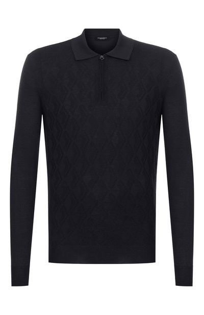 Мужская поло из шерсти и шелка STEFANO RICCI, арт. KE08018P30/E25476