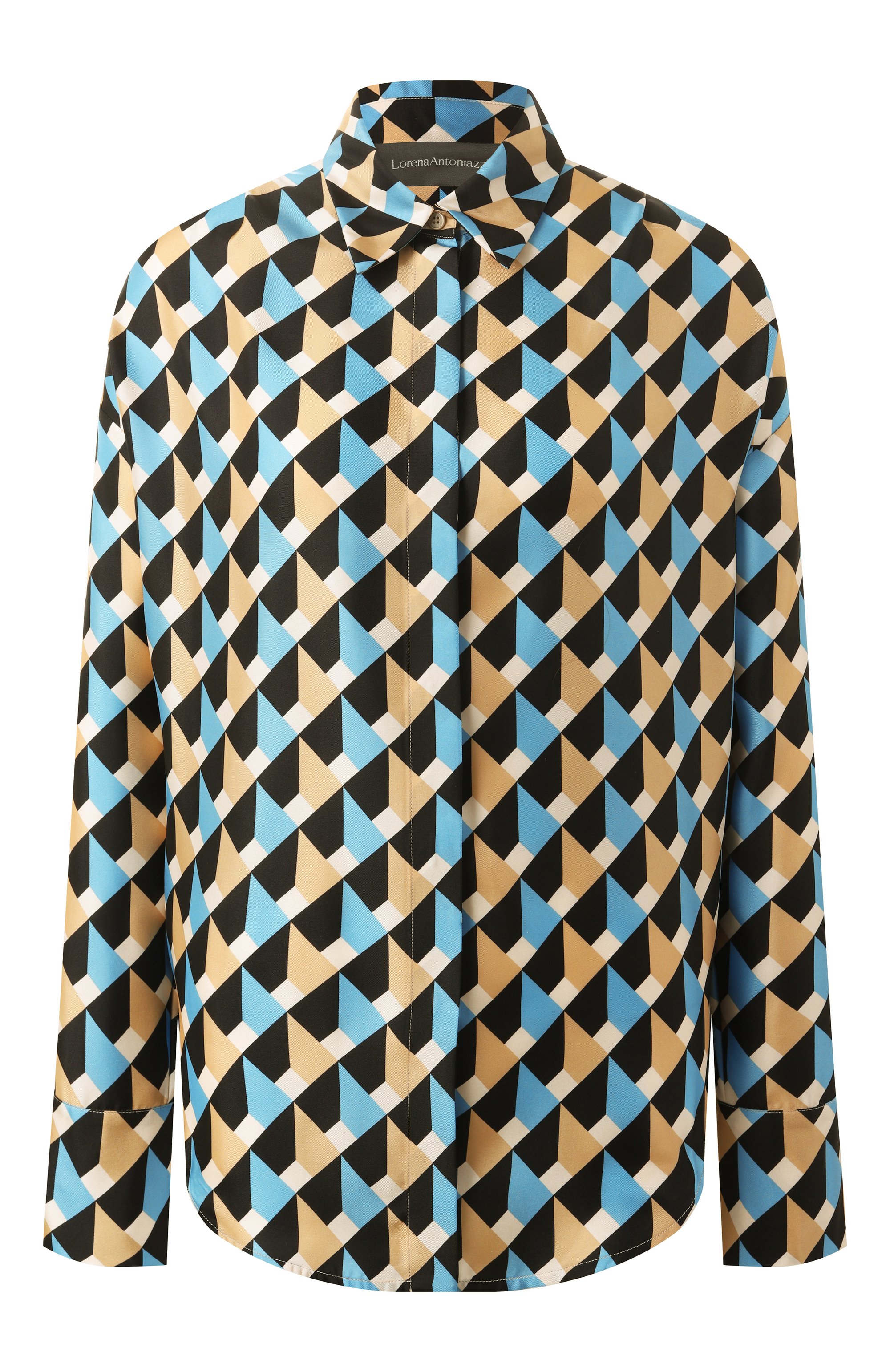 Шелковая блузка LORENA ANTONIAZZI, арт. P2567CA01A/4885, фото 1