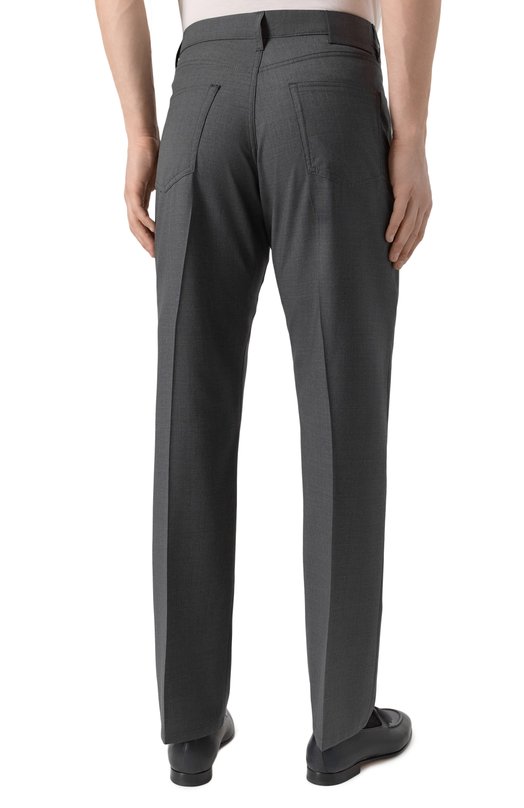 Шерстяные брюки Canali U7052/AR03652 Серый  U7052/AR03652 Фото 4