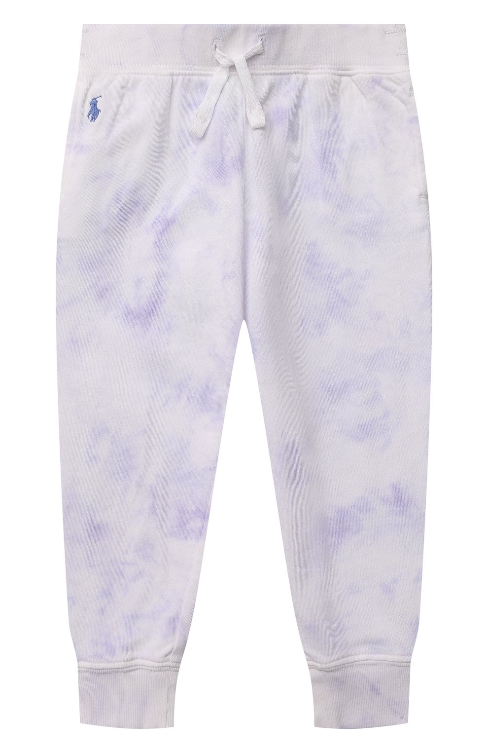 Хлопковые джоггеры POLO RALPH LAUREN сиреневого цвета по цене 8845 руб., арт. 311856409, фото 1 Хлопковые джоггеры POLO RALPH LAUREN, арт. 311856409, фото 1