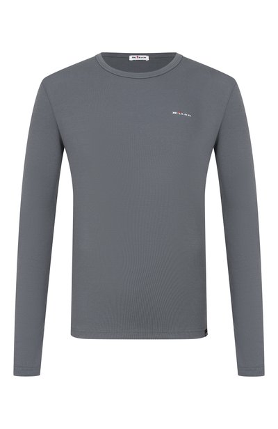Мужская хлопковый лонгслив KITON, арт. UNWM012K0263L