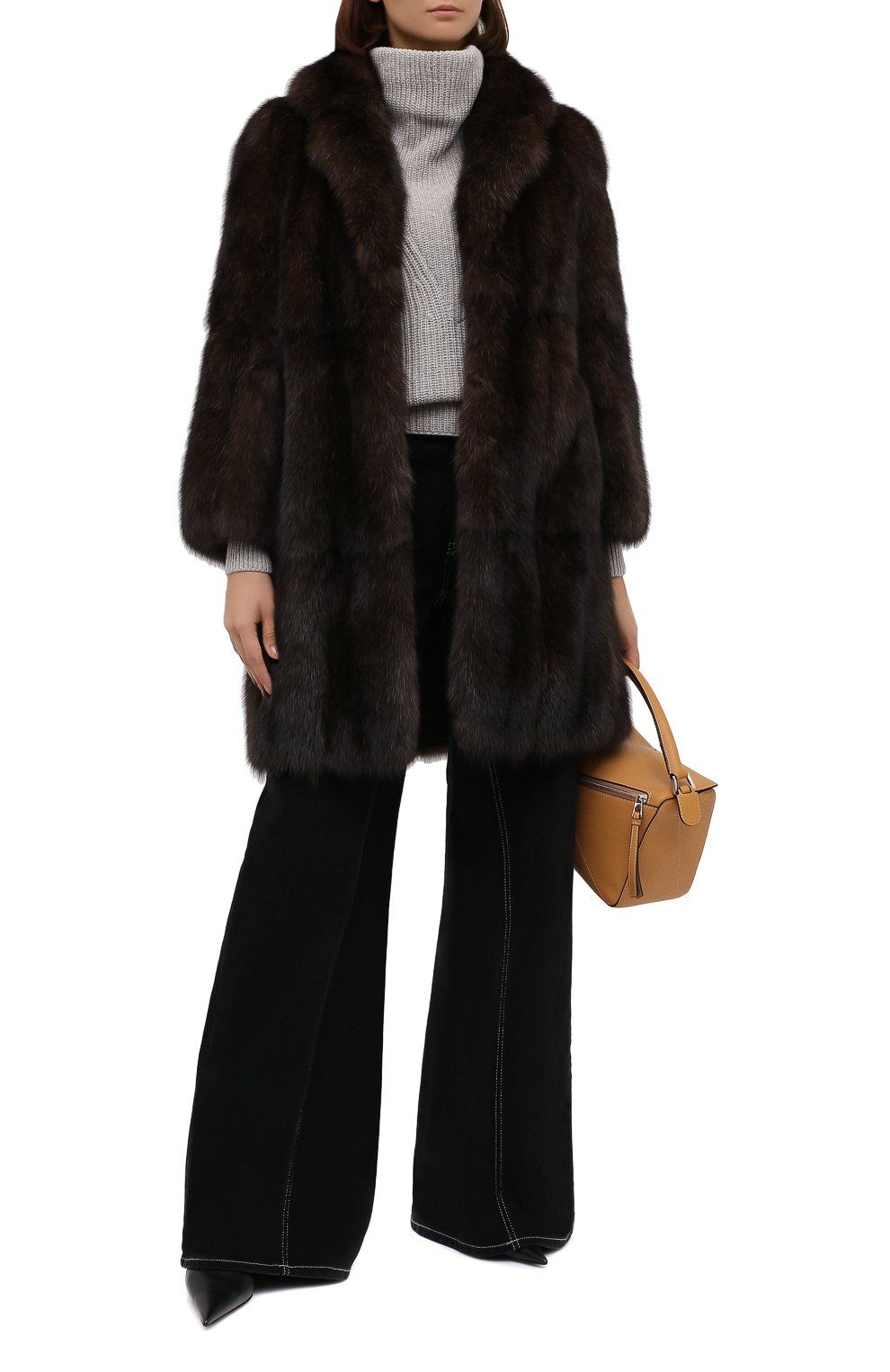 Шуба из соболя MANZONI24, арт. 20M840-Z/38-46, фото 2
