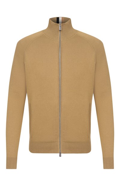 Мужской кардиган из хлопка и шерсти BOSS, арт. 50543150