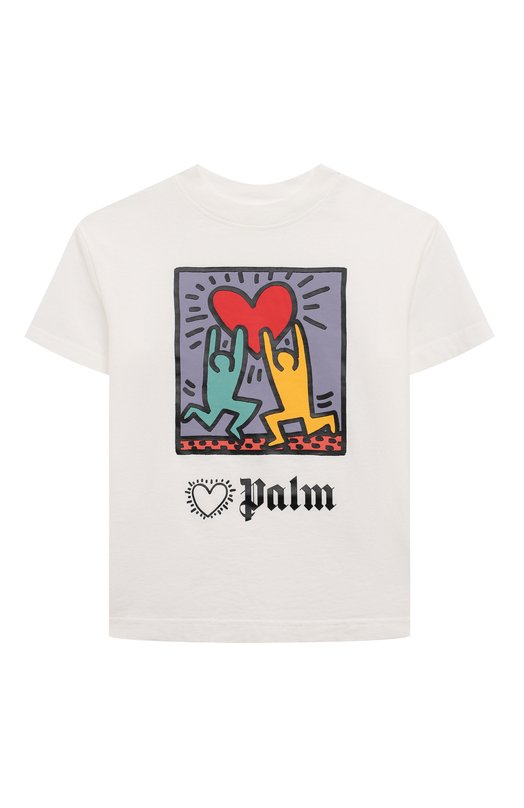 

Хлопковая футболка Palm Angels, Белый