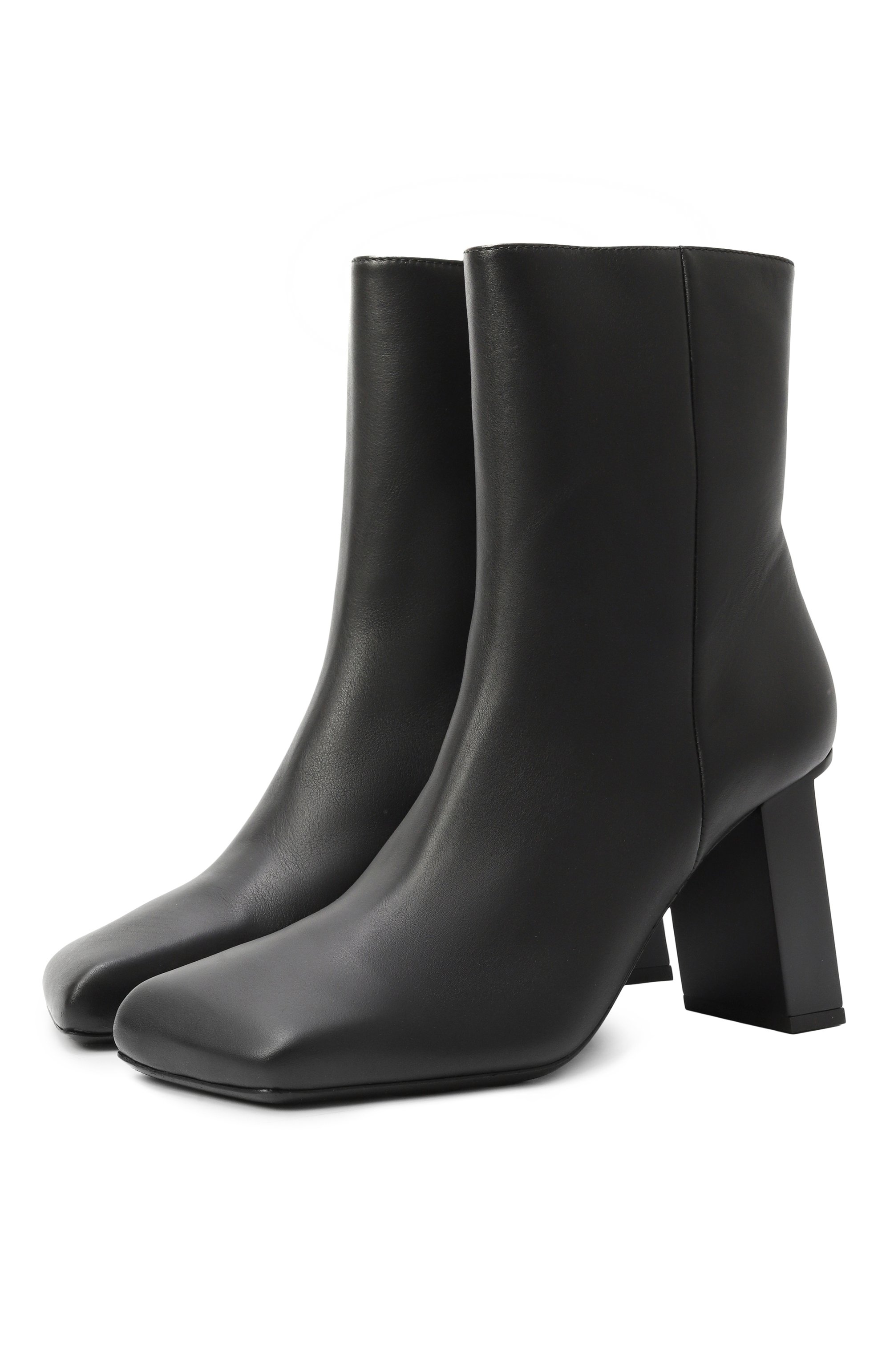 Кожаные ботильоны h08 panton VIC MATIE черного цвета по цене 62150 руб., арт. 1H4452D_H08F020101, фото 1 Кожаные ботильоны h08 panton VIC MATIE, арт. 1H4452D_H08F020101, фото 1