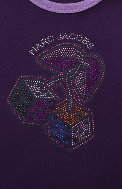 Хлопковая футболка MARC JACOBS (THE), арт. W15669/6A-12A, фото 3