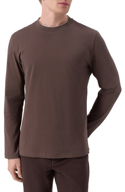 Хлопковый лонгслив BRUNELLO CUCINELLI, арт. M0B137433, фото 3