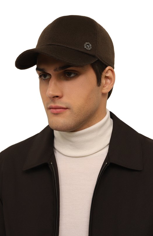 Кашемировая бейсболка Stefano Ricci MCV430019E/CA10 Коричневый  MCV430019E/CA10 Фото 2
