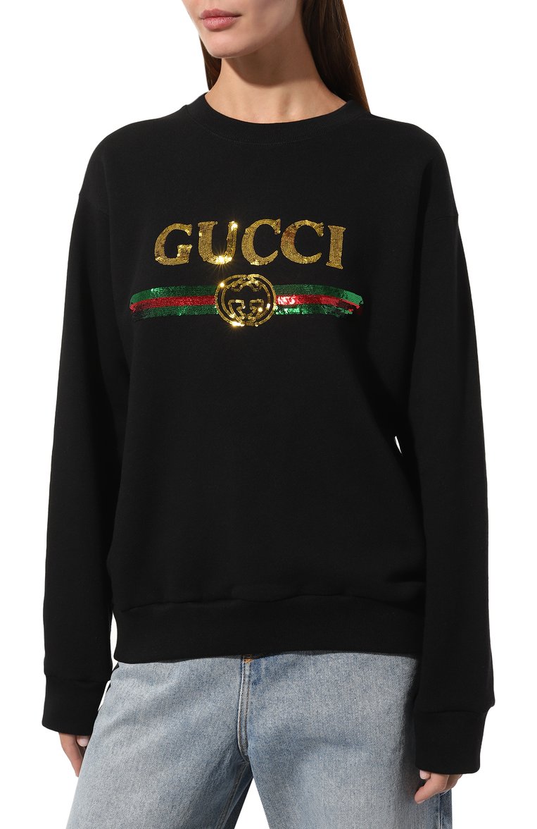Хлопковый свитшот GUCCI, арт. 469250 XJASL, фото 1