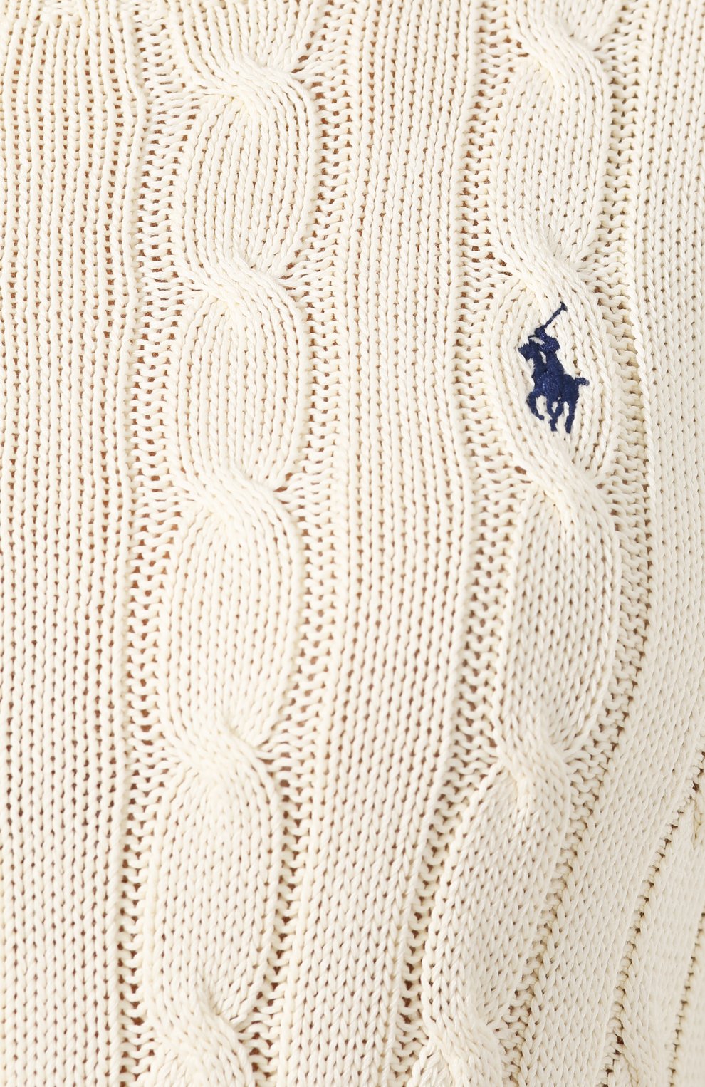 Хлопковый пуловер POLO RALPH LAUREN бежевого цвета по цене 19650 руб., арт. 211580009, фото 5 Хлопковый пуловер POLO RALPH LAUREN, арт. 211580009, фото 5