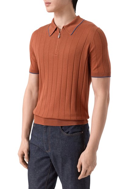 Шелковое поло GRAN SASSO, арт. 43128/23510, фото 3