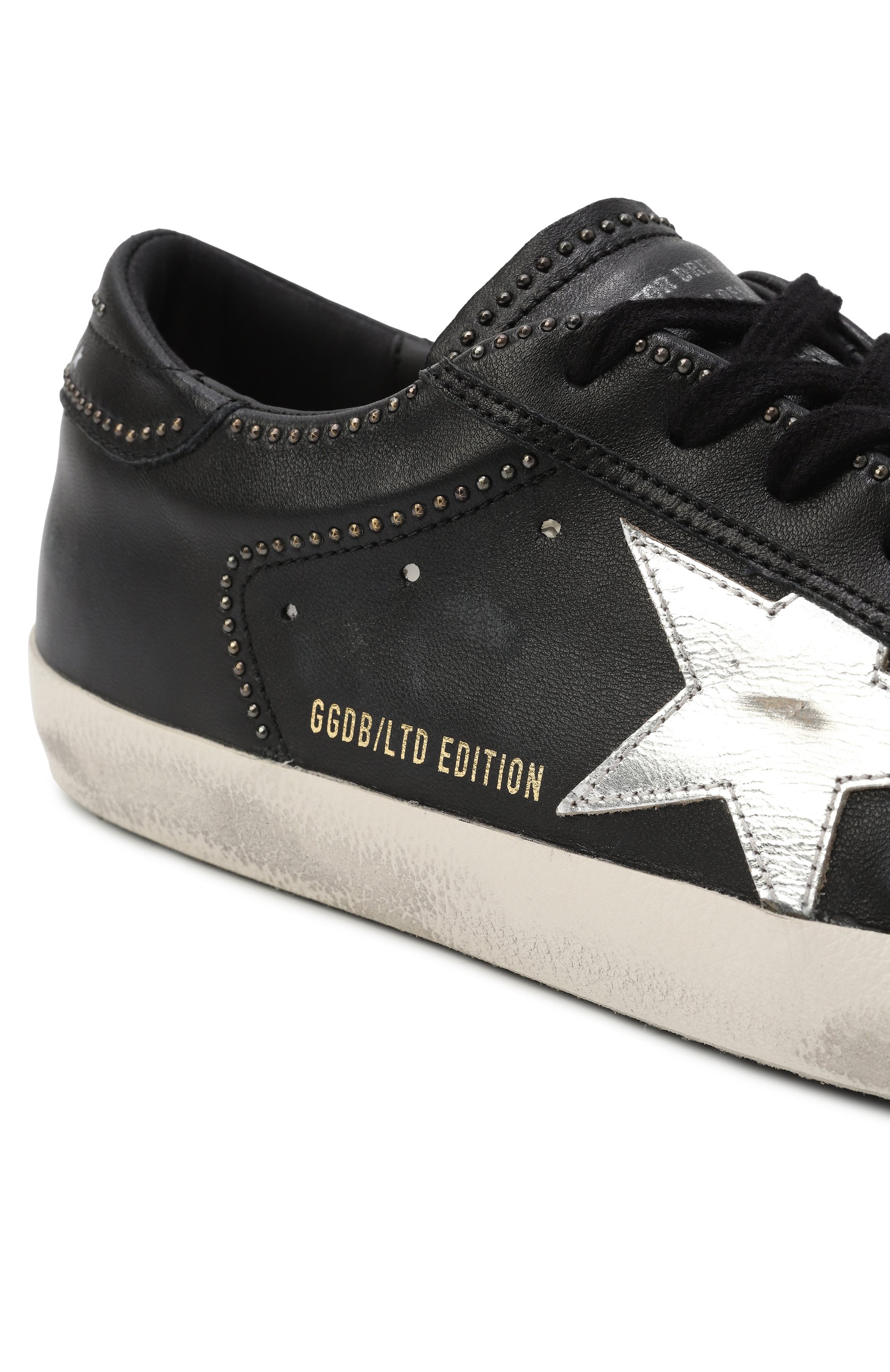 Кожаные кеды super-star GOLDEN GOOSE DELUXE BRAND, арт. GMF00101.F006896, фото 7